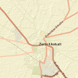 Zerbst Street Map