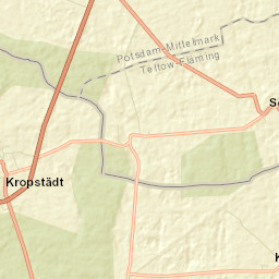 Kropstädt Street Map