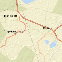 Golßen Street Map