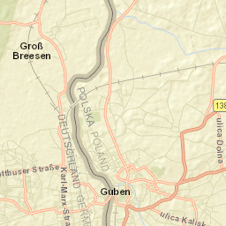 Gubin Street Map