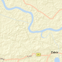 Zabór Street Map