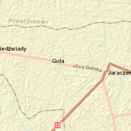 Jaraczewo Street Map