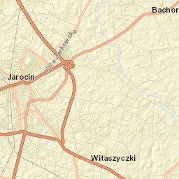Jarocin Street Map