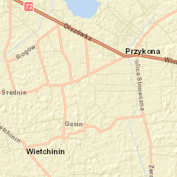 Przykona Street Map