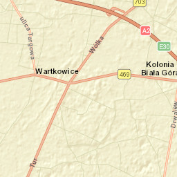 Wartkowice Street Map