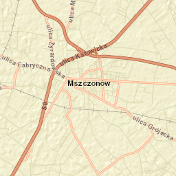 Mszczonów Street Map