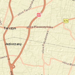 Tarczyn Street Map