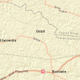 Borowie Street Map