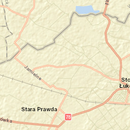 Stoczek Łukowski Street Map
