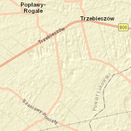 Trzebieszów Street Map