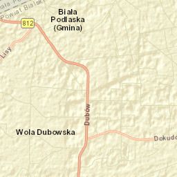 Powiat bialski Street Map