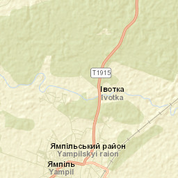 Yampil’ Street Map