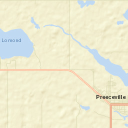 Preeceville Street Map