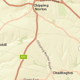 Chipping Norton Street Map