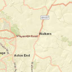 Walkern Street Map