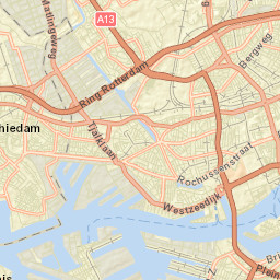 Spangen Street Map