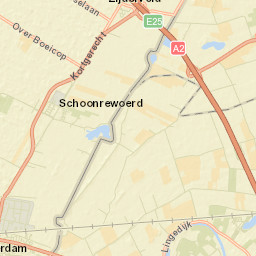 Schoonrewoerd Street Map