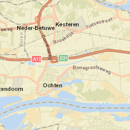 Ochten Street Map