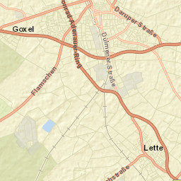 Coesfeld Street Map