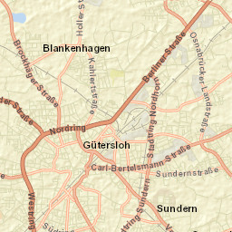 Gütersloh Street Map