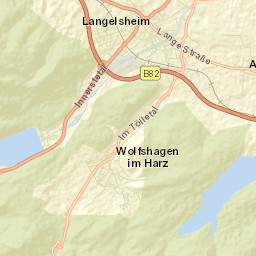 Langelsheim Street Map