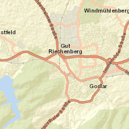 Goslar Street Map