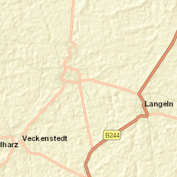 Langeln Street Map