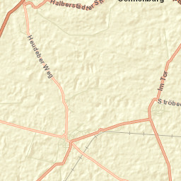 Heudeber Street Map