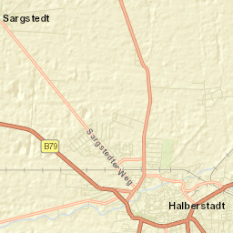 Halberstadt Street Map