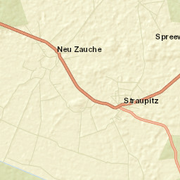 Straupitz Street Map