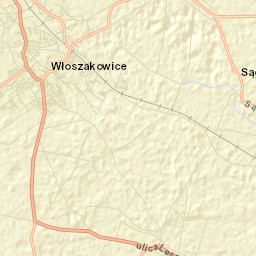 Włoszakowice Street Map