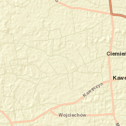 Kawęczyn Street Map