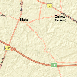 Powiat zgierski Street Map