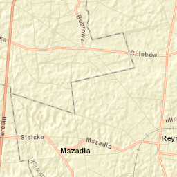 Lipce Reymontowskie Street Map