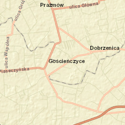 Prażmów Street Map