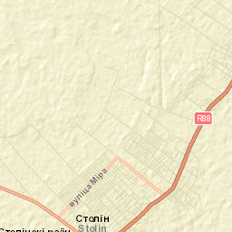 Stolin Street Map
