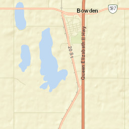 Alberta 587, Bowden, AB T0M 0K0, Canada Street Map