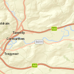 Carmarthen Street Map