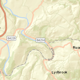 Lydbrook Street Map