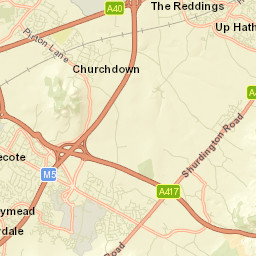 Shurdington Street Map