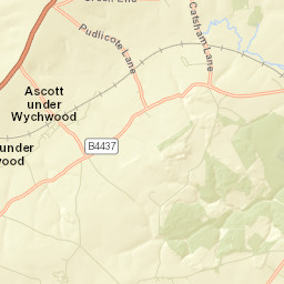 Leafield Road, Oxfordshire OX29, UK Street Map
