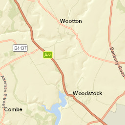 50 Rectory Lane, Woodstock, Oxfordshire Street Map