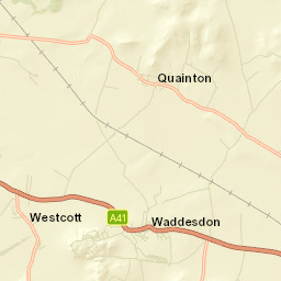 Waddesdon Street Map