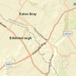 Eaton Bray Street Map