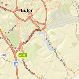 Luton Street Map