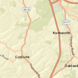 Codicote Street Map