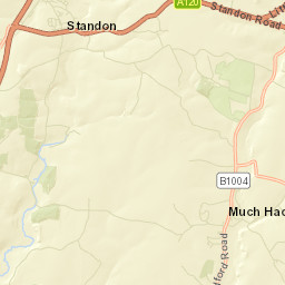 Much Hadham Street Map