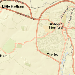 Bishops Stortford Street Map