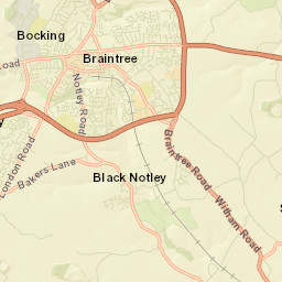Rayne Street Map