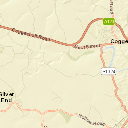 15 Boars Tye Road, Silver End, Witham Street Map